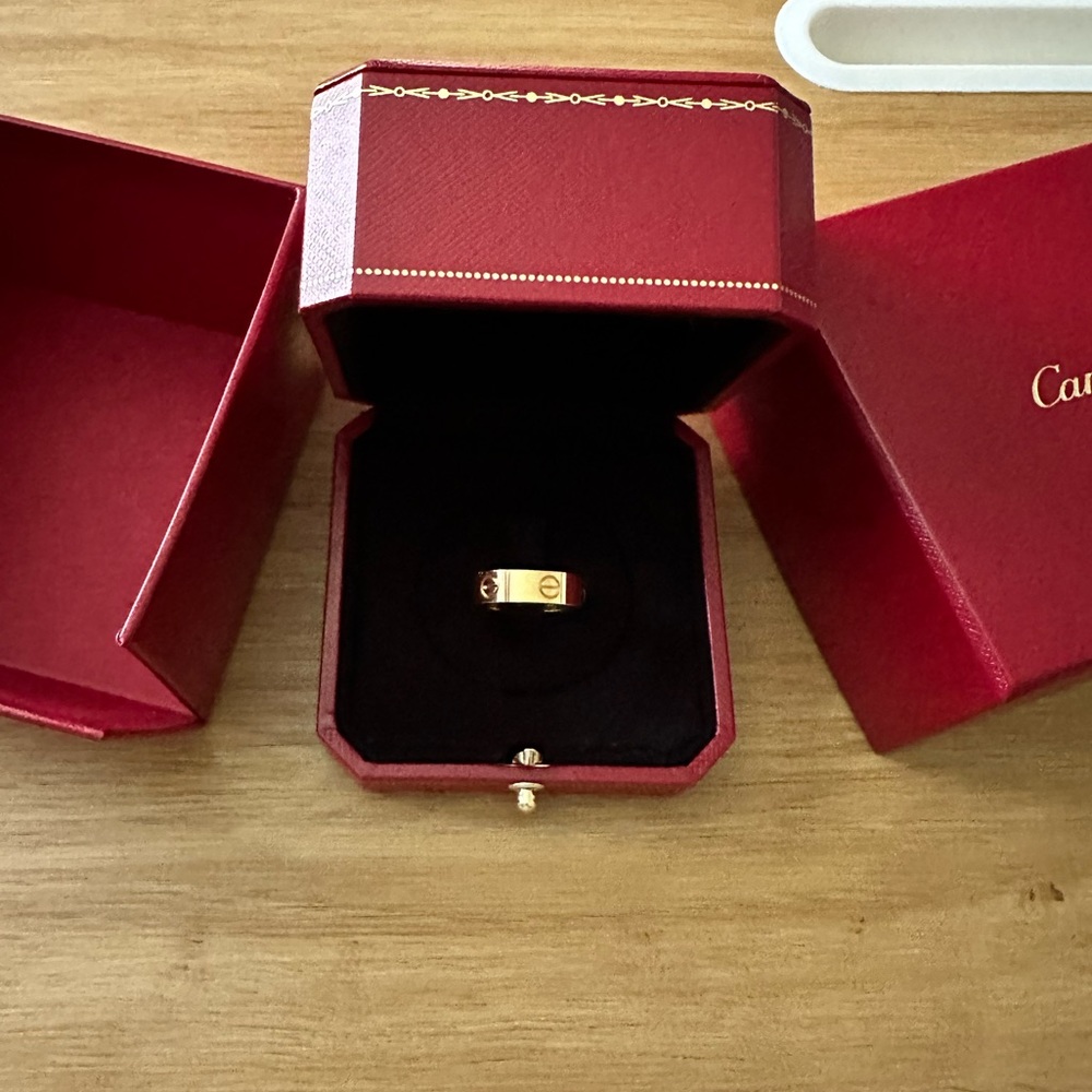 18kt Yellow Gold Cartier Love Ring